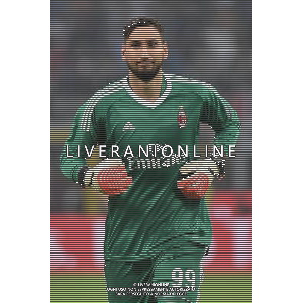 Milano 3-08-2017 Stadio Giuseppe Meazza - San Siro UEFA Europa League 3¡ turno preliminare - gara di ritorno Milan vs Universitatea Craiova nella foto Gianluigi Donnarumma (Milan) foto Roberto Garavaglia - ag. Aldo Liverani sas