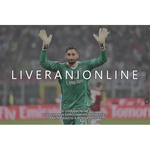 Milano 3-08-2017 Stadio Giuseppe Meazza - San Siro UEFA Europa League 3¡ turno preliminare - gara di ritorno Milan vs Universitatea Craiova nella foto Gianluigi Donnarumma (Milan) foto Roberto Garavaglia - ag. Aldo Liverani sas