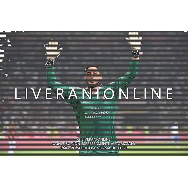 Milano 3-08-2017 Stadio Giuseppe Meazza - San Siro UEFA Europa League 3¡ turno preliminare - gara di ritorno Milan vs Universitatea Craiova nella foto Gianluigi Donnarumma (Milan) foto Roberto Garavaglia - ag. Aldo Liverani sas