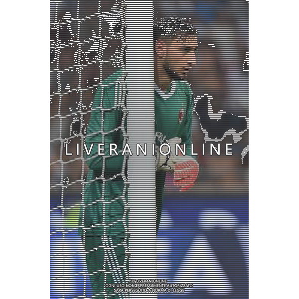Milano 3-08-2017 Stadio Giuseppe Meazza - San Siro UEFA Europa League 3¡ turno preliminare - gara di ritorno Milan vs Universitatea Craiova nella foto Gianluigi Donnarumma (Milan) foto Roberto Garavaglia - ag. Aldo Liverani sas