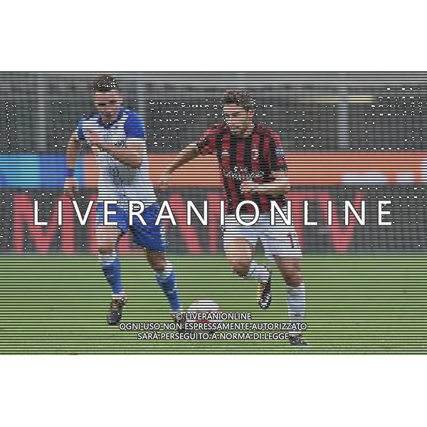 Milano 3-08-2017 Stadio Giuseppe Meazza - San Siro UEFA Europa League 3¡ turno preliminare - gara di ritorno Milan vs Universitatea Craiova nella foto Fabio Borini (Milan) foto Roberto Garavaglia - ag. Aldo Liverani sas