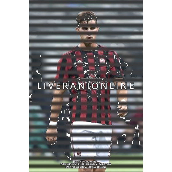 Milano 3-08-2017 Stadio Giuseppe Meazza - San Siro UEFA Europa League 3¡ turno preliminare - gara di ritorno Milan vs Universitatea Craiova nella foto Andre\' Silva (Milan) foto Roberto Garavaglia - ag. Aldo Liverani sas