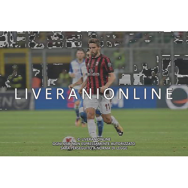 Milano 3-08-2017 Stadio Giuseppe Meazza - San Siro UEFA Europa League 3¡ turno preliminare - gara di ritorno Milan vs Universitatea Craiova nella foto Fabio Borini (Milan) foto Roberto Garavaglia - ag. Aldo Liverani sas