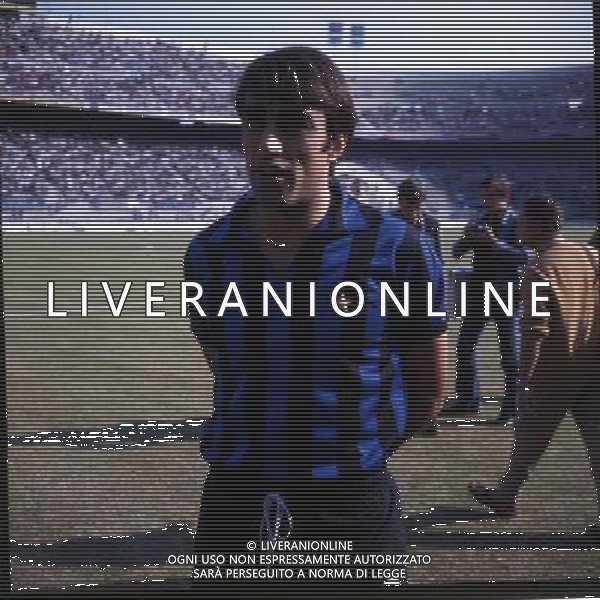 RETROSPETTIVA PIETRO ANASTASI CALCIATORE NELLA FOTO PIETRO ANASTASI CON LA MAGLIA DELL\'INTER AG ALDO LIVERANI SAS