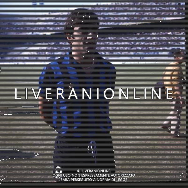 RETROSPETTIVA PIETRO ANASTASI CALCIATORE NELLA FOTO PIETRO ANASTASI CON LA MAGLIA DELL\'INTER AG ALDO LIVERANI SAS