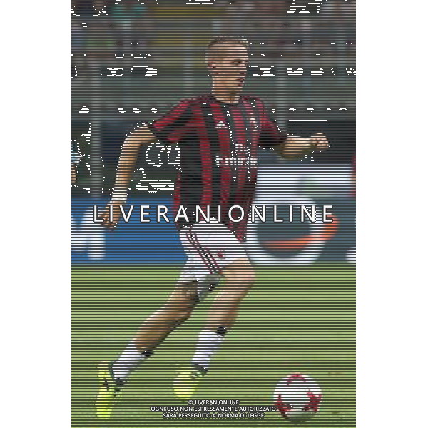 03-08-17 MILANO EUROPA LEAGUE AC MILAN VS CSU CRAIOVA NELLA FOTO:CONTI ANDREA FOTO PAOLA GARBUIO/AG.ALDO LIVERANI