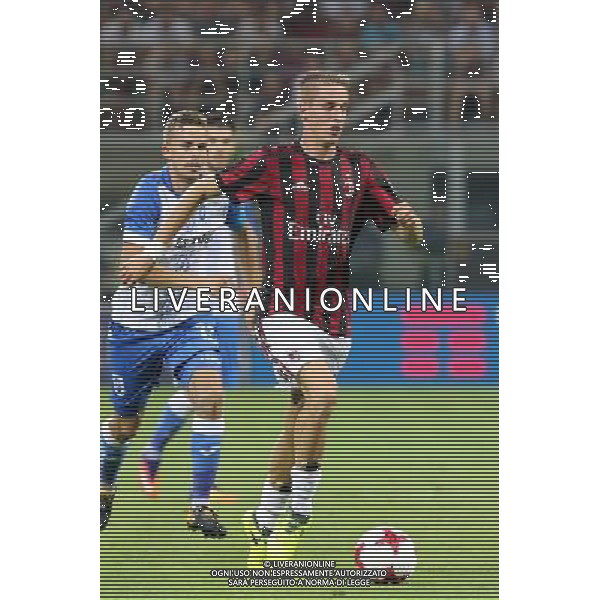 03-08-17 MILANO EUROPA LEAGUE AC MILAN VS CSU CRAIOVA NELLA FOTO:CONTI ANDREA FOTO PAOLA GARBUIO/AG.ALDO LIVERANI