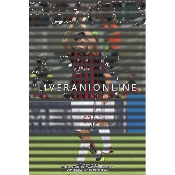 03-08-17 MILANO EUROPA LEAGUE AC MILAN VS CSU CRAIOVA NELLA FOTO:CUTRONE PATRICK FOTO PAOLA GARBUIO/AG.ALDO LIVERANI