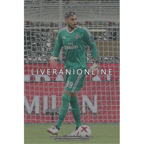 03-08-17 MILANO EUROPA LEAGUE AC MILAN VS CSU CRAIOVA NELLA FOTO:DONNARUMMA GIANLUIGI FOTO PAOLA GARBUIO/AG.ALDO LIVERANI