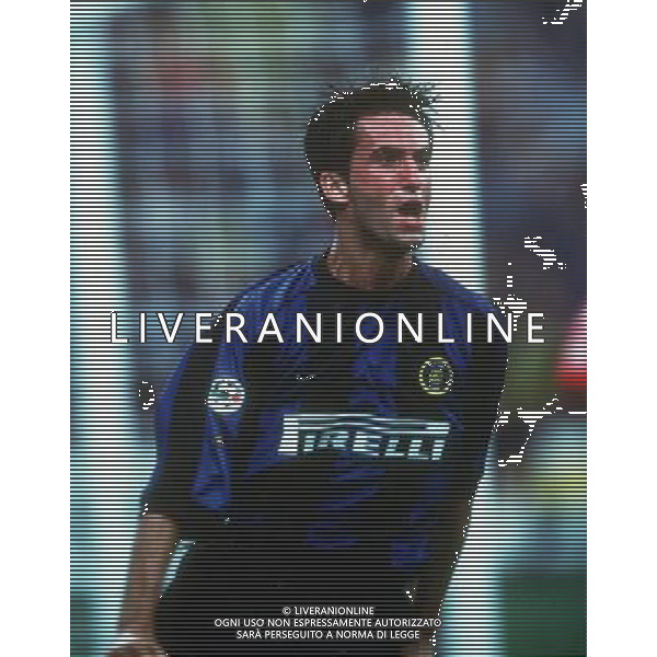 Christian Panucci Calciatore dell\'Internazionale Campionato 1999/2000 Ph archivio Ag. Aldo Liverani sas