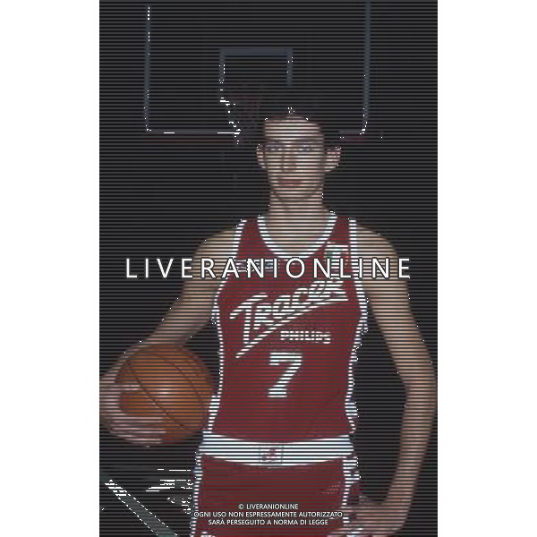 RETROSPETTIVA RICCARDO PITTIS BASKET NELLA FOTO RICCARDO PITTIS CON LA MAGLIA DELLA TRACER MILANO AG ALDO LIVERANI SAS