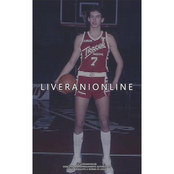 RETROSPETTIVA RICCARDO PITTIS BASKET NELLA FOTO RICCARDO PITTIS CON LA MAGLIA DELLA TRACER MILANO AG ALDO LIVERANI SAS