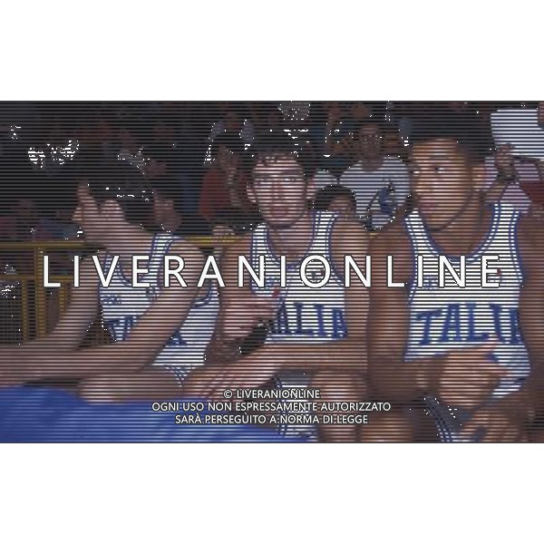 RETROSPETTIVA RICCARDO PITTIS BASKET NELLA FOTO RICARDO PITTIS CON LA MAGLIA DELLA NAZIONALE ITALIANA AG ALDO LIVERANI SAS