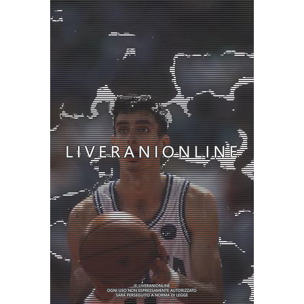 RETROSPETTIVA RICCARDO PITTIS BASKET NELLA FOTO RICARDO PITTIS CON LA MAGLIA DELLA NAZIONALE ITALIANA AG ALDO LIVERANI SAS
