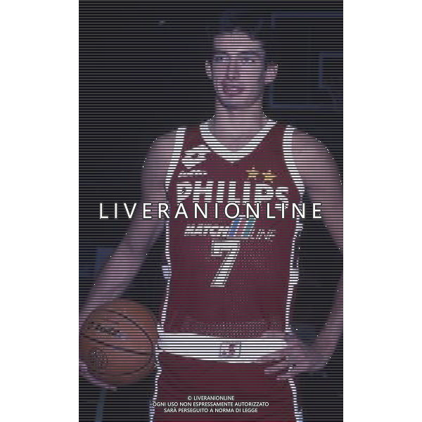 RETROSPETTIVA RICCARDO PITTIS BASKET NELLA FOTO RICARDO PITTIS CON LA MAGLIA DELLA PHILIPS MILANO AG ALDO LIVERANI SAS