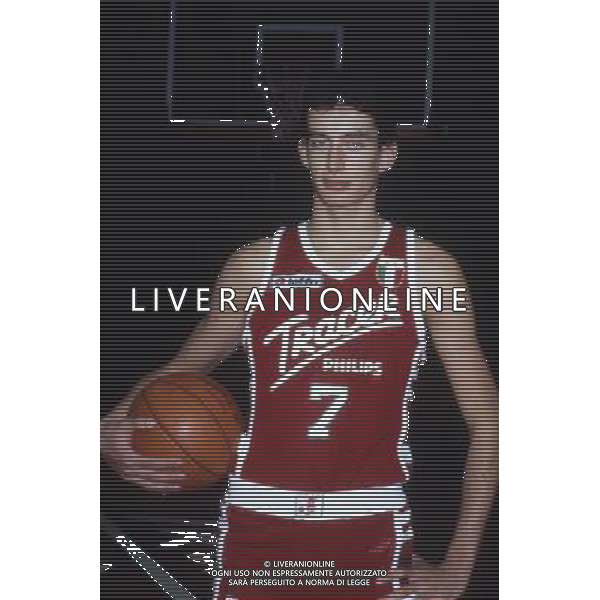 RETROSPETTIVA RICCARDO PITTIS BASKET NELLA FOTO RICARDO PITTIS CON LA MAGLIA DELLA TRACER MILANO AG ALDO LIVERANI SAS