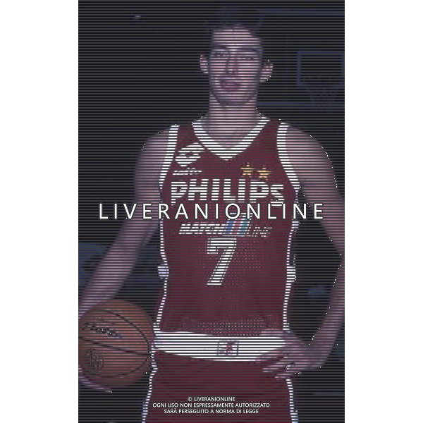 RETROSPETTIVA RICCARDO PITTIS BASKET NELLA FOTO RICARDO PITTIS CON LA MAGLIA DELLA PHILIPS MILANO AG ALDO LIVERANI SAS