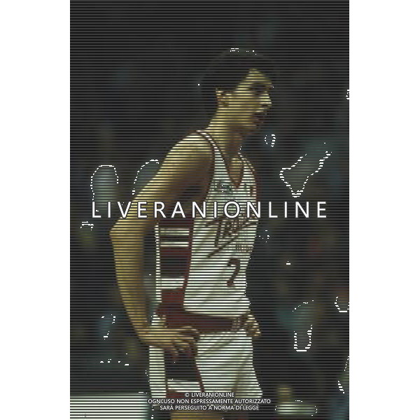 RETROSPETTIVA RICCARDO PITTIS BASKET NELLA FOTO RICARDO PITTIS CON LA MAGLIA DELLA TRACER MILANO AG ALDO LIVERANI SAS