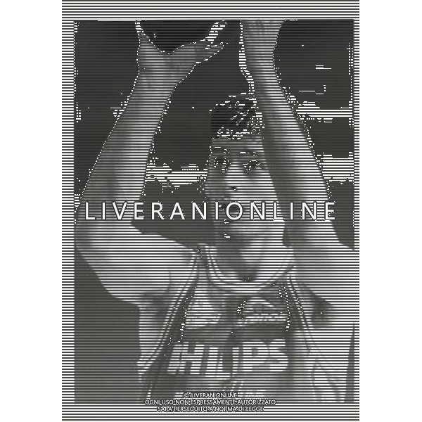 RETROSPETTIVA RICCARDO PITTIS BASKET NELLA FOTO RICARDO PITTIS CON LA MAGLIA DELLA PHILIPS MILANO AG ALDO LIVERANI SAS
