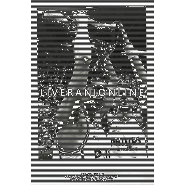 RETROSPETTIVA RICCARDO PITTIS BASKET NELLA FOTO RICARDO PITTIS CON LA MAGLIA DELLA PHILIPS MILANO AG ALDO LIVERANI SAS