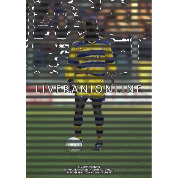 08-12-1998 PARMA- COPPA UEFA- PARMA RANGER GLASGOW 3-1 NELLA FOTO LILIAN THURAM AG ALDO LIVERANI SAS