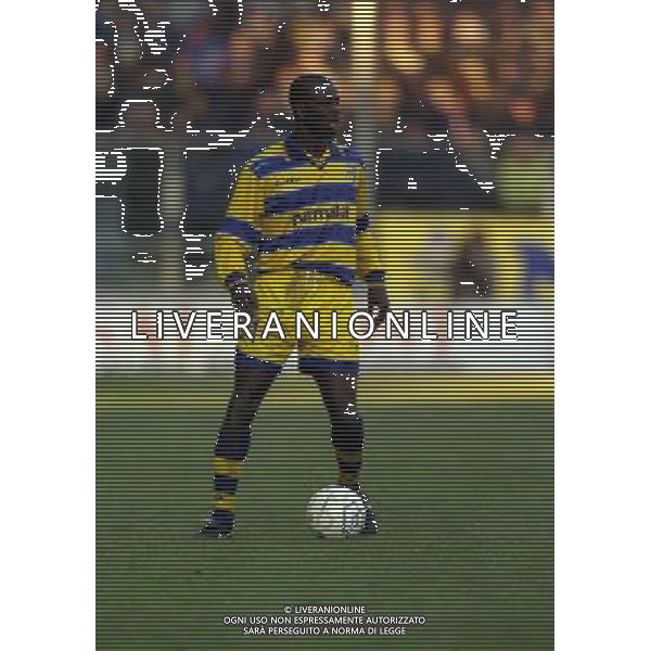 08-12-1998 PARMA- COPPA UEFA- PARMA RANGER GLASGOW 3-1 NELLA FOTO LILIAN THURAM AG ALDO LIVERANI SAS