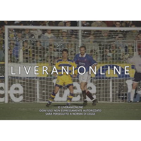 08-12-1998 PARMA- COPPA UEFA- PARMA RANGER GLASGOW 3-1 NELLA FOTO ENRICO CHIESA E SERGIO PORRINI AG ALDO LIVERANI SAS