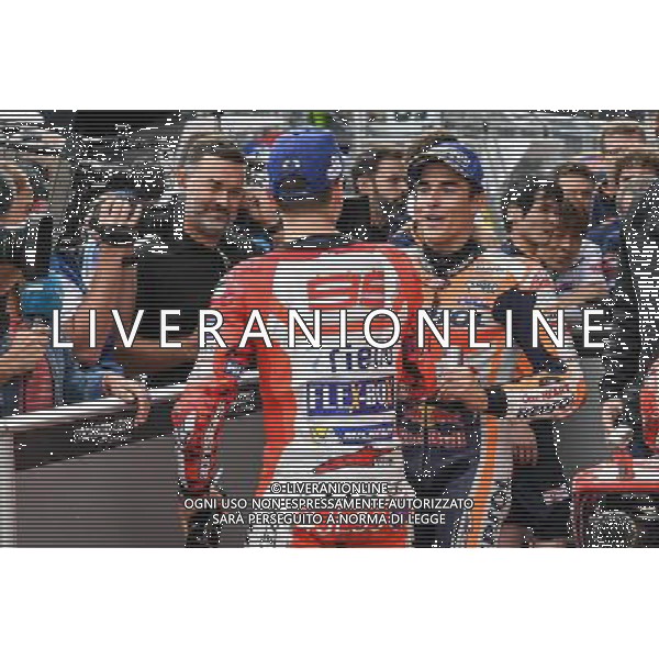 12.08.2017. RedBull Ring, Spielber, Austria.Jorge Lorenzo e Marc Marquez FOTO G. PIAZZOLLA-AG ALDO LIVERANI SAS