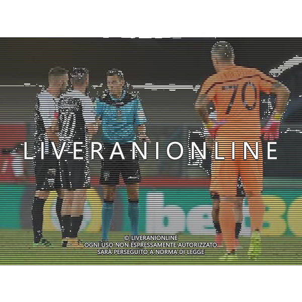 Coppa Italia TIM Cup 2017/2018 Terzo Turno Verona - 12.08.2017 Chievo-Ascoli Nella Foto:le proteste dei giocatori dellâ€™ascoli /Ph.Vitez-Ag. Aldo Liverani