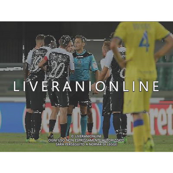 Coppa Italia TIM Cup 2017/2018 Terzo Turno Verona - 12.08.2017 Chievo-Ascoli Nella Foto:le proteste dei giocatori dellâ€™ascoli /Ph.Vitez-Ag. Aldo Liverani