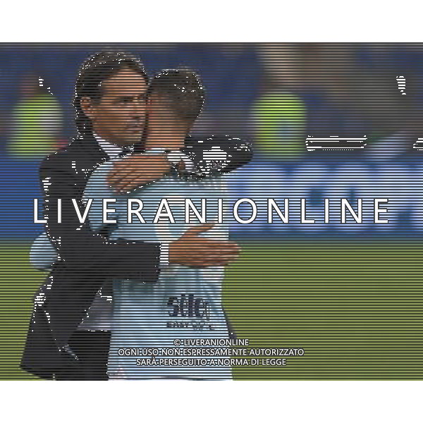 Supercoppa TIM 2017 Roma - 13.08.2017 Juventus-Lazio Nella Foto: esultanza e abbraccio tra simone inzaghi e murgia /Ph.Vitez-Ag. Aldo Liverani