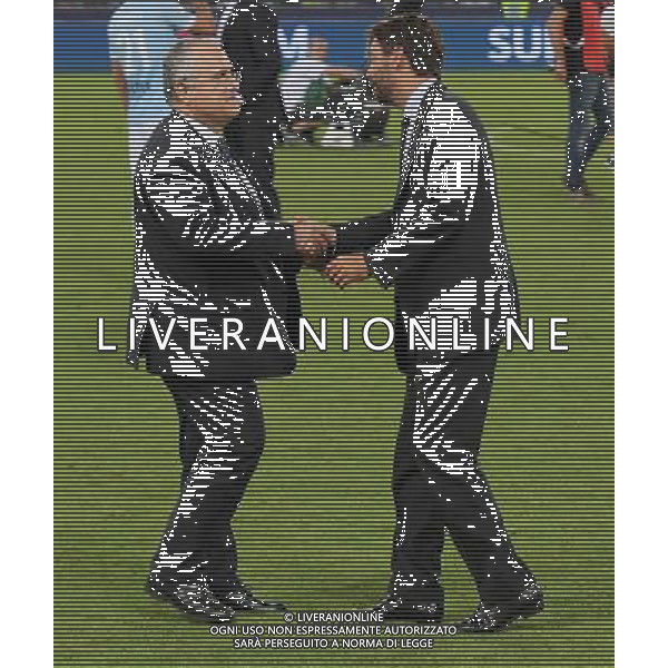 Supercoppa TIM 2017 Roma - 13.08.2017 Juventus-Lazio Nella Foto: andrea agnelli e claudio lotito /Ph.Vitez-Ag. Aldo Liverani