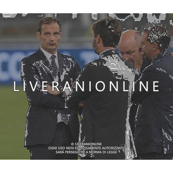 Supercoppa TIM 2017 Roma - 13.08.2017 Juventus-Lazio Nella Foto:Allegri Massimiliano - Agnelli Andrea - Paratici - Marotta Giuseppe /Ph.Vitez-Ag. Aldo Liverani