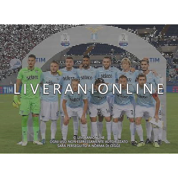 Supercoppa TIM 2017 Roma - 13.08.2017 Juventus-Lazio Nella Foto:Lazio Squadra Formazione Strakosha,De Vrij,Leiva,Basta,Wallace,Parolo,Immobile,Romero Alconchel,Lulic,Milinkovic-Savic,Radu /Ph.Vitez-Ag. Aldo Liverani
