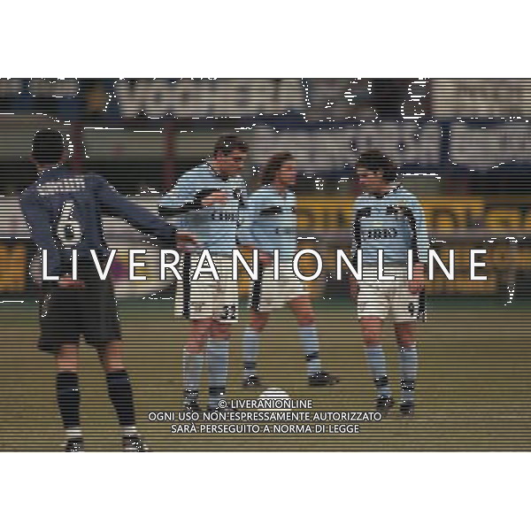 27-01-1999 MILANO-COPPA ITALIA TIM INTER LAZIO 5-2 NELLA FOTO CHRISTIAN VIERI E MARCELO SALAS AG ALDO LIVERANI SAS