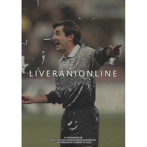 27-01-1999 MILANO-COPPA ITALIA TIM INTER LAZIO 5-2 NELLA FOTO ARBITRO PIERO CECCARINI AG ALDO LIVERANI SAS