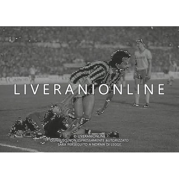 22-06-1983 TORINO- FINALE DI COPPA ITALIA JUVENTUS VERONA 3-0 NELLA FOTO ESULTANZA MICHEL PLATINI AG ALDO LIVERANI SAS