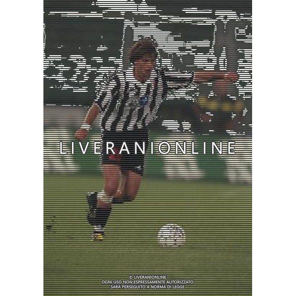 29-08 1998 TORINO- SUPERCOPPA ITALIANA JUVENTUS LAZIO 1-2 NELLA FOTO ALESSIO TACCHINARDI AG ALDO LIVERANI SAS