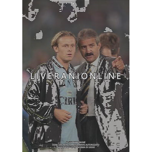 29-08 1998 TORINO- SUPERCOPPA ITALIANA JUVENTUS LAZIO 1-2 NELLA FOTO ROBERTO BARONIO CON GIULIANO TERRANEO AG ALDO LIVERANI SAS