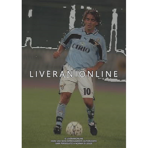 29-08 1998 TORINO- SUPERCOPPA ITALIANA JUVENTUS LAZIO 1-2 NELLA FOTO ROBERTO MANCINI AG ALDO LIVERANI SAS