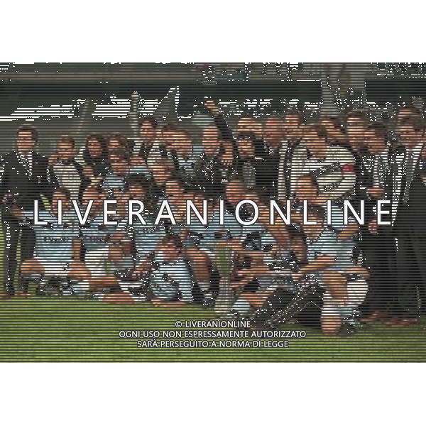29-08 1998 TORINO- SUPERCOPPA ITALIANA JUVENTUS LAZIO 1-2 NELLA FOTO I GIOCATORI DELLA LAZIO VINCITORI DELLA SUPERCOPPA ITALIANA AG ALDO LIVERANI SAS
