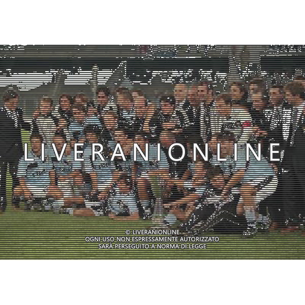 29-08 1998 TORINO- SUPERCOPPA ITALIANA JUVENTUS LAZIO 1-2 NELLA FOTO I GIOCATORI DELLA LAZIO VINCITORI DELLA SUPERCOPPA ITALIANA AG ALDO LIVERANI SAS