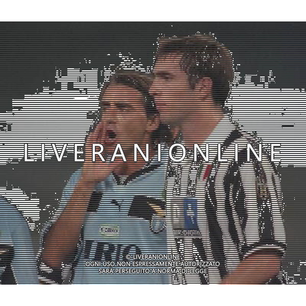 29-08 1998 TORINO- SUPERCOPPA ITALIANA JUVENTUS LAZIO 1-2 NELLA FOTO ROBERTO MANCINI E IGOR TUDOR AG ALDO LIVERANI SAS