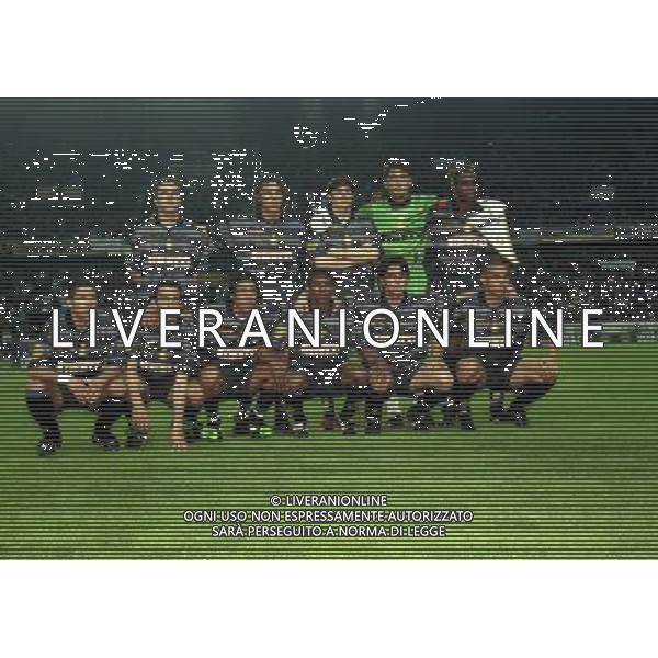 06-05-1998 -PARIGI FINALE DI COPPA UEFA LAZIO INTER 0-3 NELLA FOTO FORMAZIONE INTER DA SIN IN PIEDI ZE ELIAS-FRANCESCO COLONNESE-JAVIER ZANETTI-GIANLUCA PAGLIUCA-TARIBO WEST SED DA SIN. DIEGO SIMEONE-YOURY DJORKAEFF-IVAN ZAMORANO-ARON WINTER-SALVATORE FRESI- RONALDO AG ALDO LIVERANI SAS