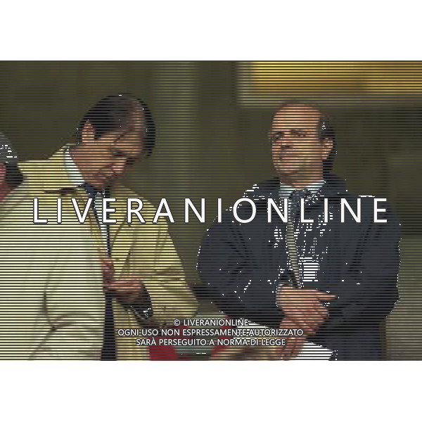 06-05-1998 -PARIGI FINALE DI COPPA UEFA LAZIO INTER 0-3 NELLA FOTO CESARE MALDINI E COMMUNARDO NICCOLAI AG ALDO LIVERANI SAS
