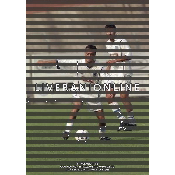 15-09-1999 COMO-COPPA ITALIA COMO NAPOLI 1-2 NELLA FOTO ANSELMO ROBBIATI AG ALDO LIVERANI SAS