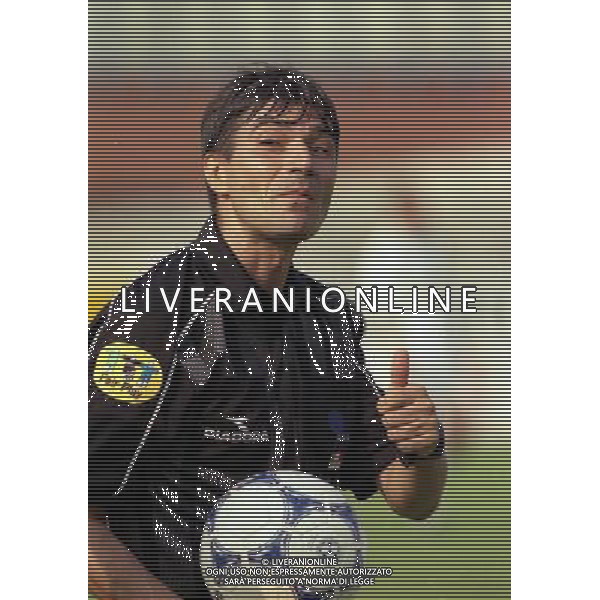 15-09-1999 COMO-COPPA ITALIA COMO NAPOLI 1-2 NELLA FOTO ARBITRO ALFREDO TRENTALANGE AG ALDO LIVERANI SAS