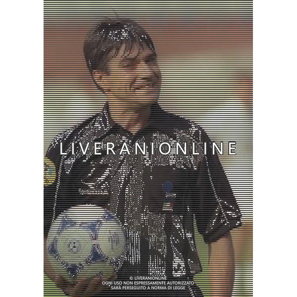 15-09-1999 COMO-COPPA ITALIA COMO NAPOLI 1-2 NELLA FOTO ARBITRO ALFREDO TRENTALANGE AG ALDO LIVERANI SAS