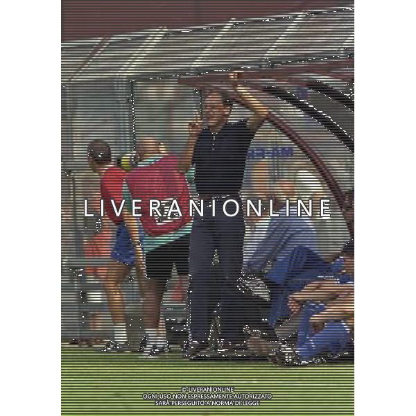 15-09-1999 COMO-COPPA ITALIA COMO NAPOLI 1-2 NELLA FOTO WALTER DE VECCHI ALLENATORE COMO AG ALDO LIVERANI SAS