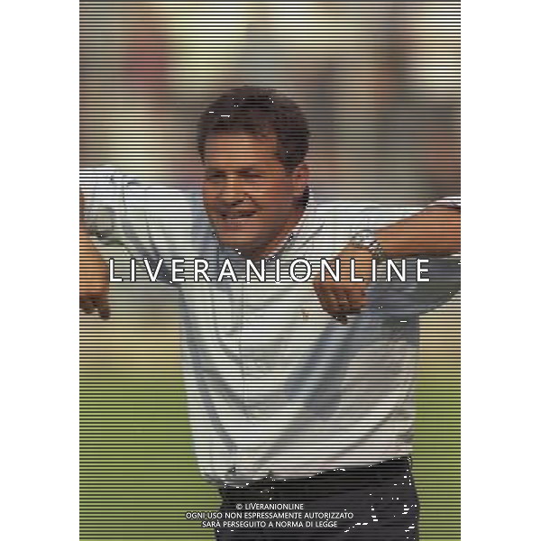 15-09-1999 COMO-COPPA ITALIA COMO NAPOLI 1-2 NELLA FOTO WALTER NOVELLINO ALLENATORE NAPOLI AG ALDO LIVERANI SAS